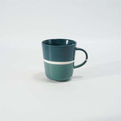 Hancai Large Three Tone Color Glaze Mug