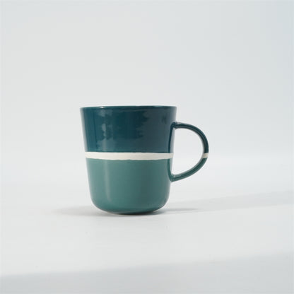 Hancai Large Three Tone Color Glaze Mug
