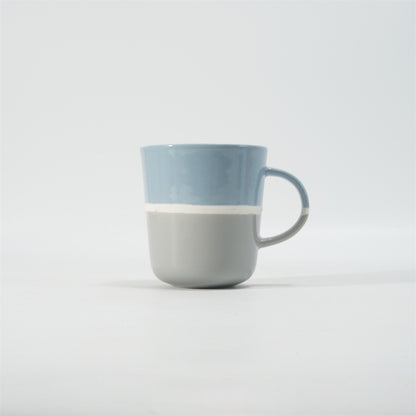 Hancai Large Three Tone Color Glaze Mug