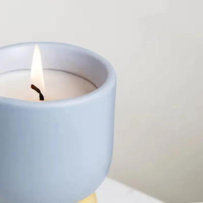 Custom Scented Candle Ceramic Empty Candle Jar Bougies Wholesale Candle Vessels Ceramic Jar
