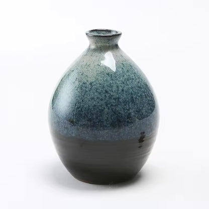 Hancai Matte Ceramic wine Bottle Ceramic Wine Liquor Bottles Whisky Bottle Ceramic Flagon Sake Wine Decanter