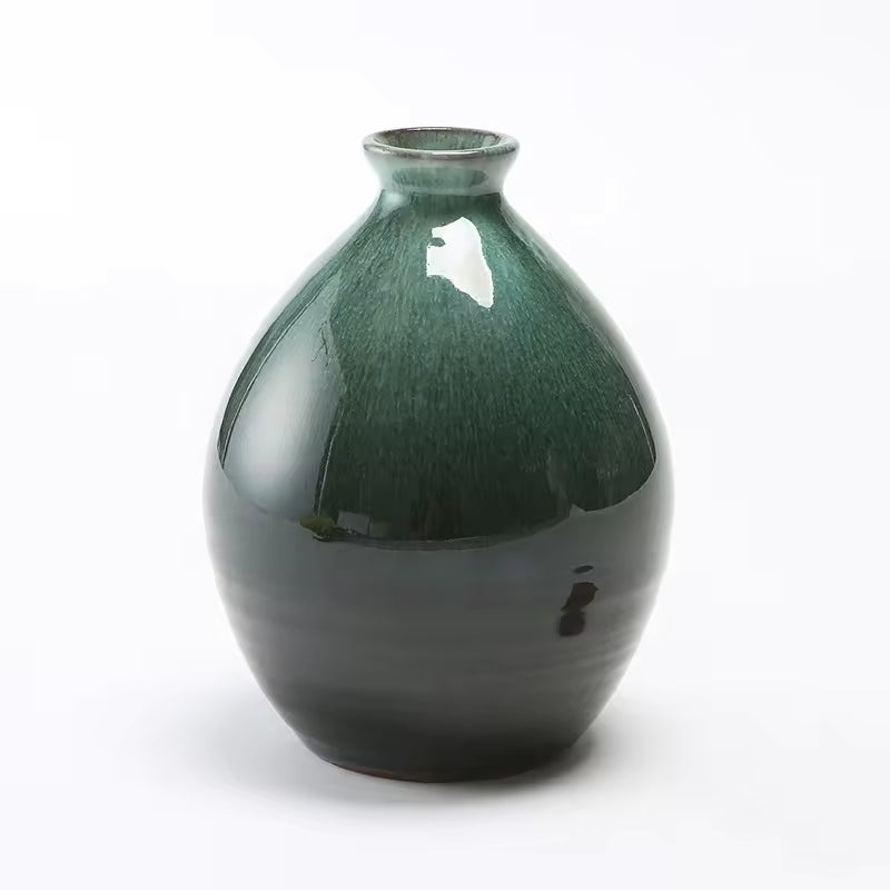Hancai Matte Ceramic wine Bottle Ceramic Wine Liquor Bottles Whisky Bottle Ceramic Flagon Sake Wine Decanter