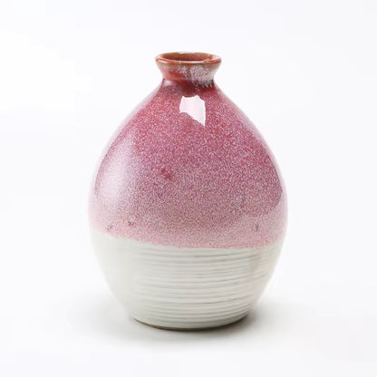 Hancai Matte Ceramic wine Bottle Ceramic Wine Liquor Bottles Whisky Bottle Ceramic Flagon Sake Wine Decanter