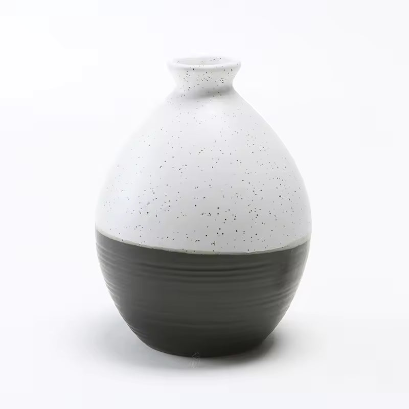 Hancai Matte Ceramic wine Bottle Ceramic Wine Liquor Bottles Whisky Bottle Ceramic Flagon Sake Wine Decanter